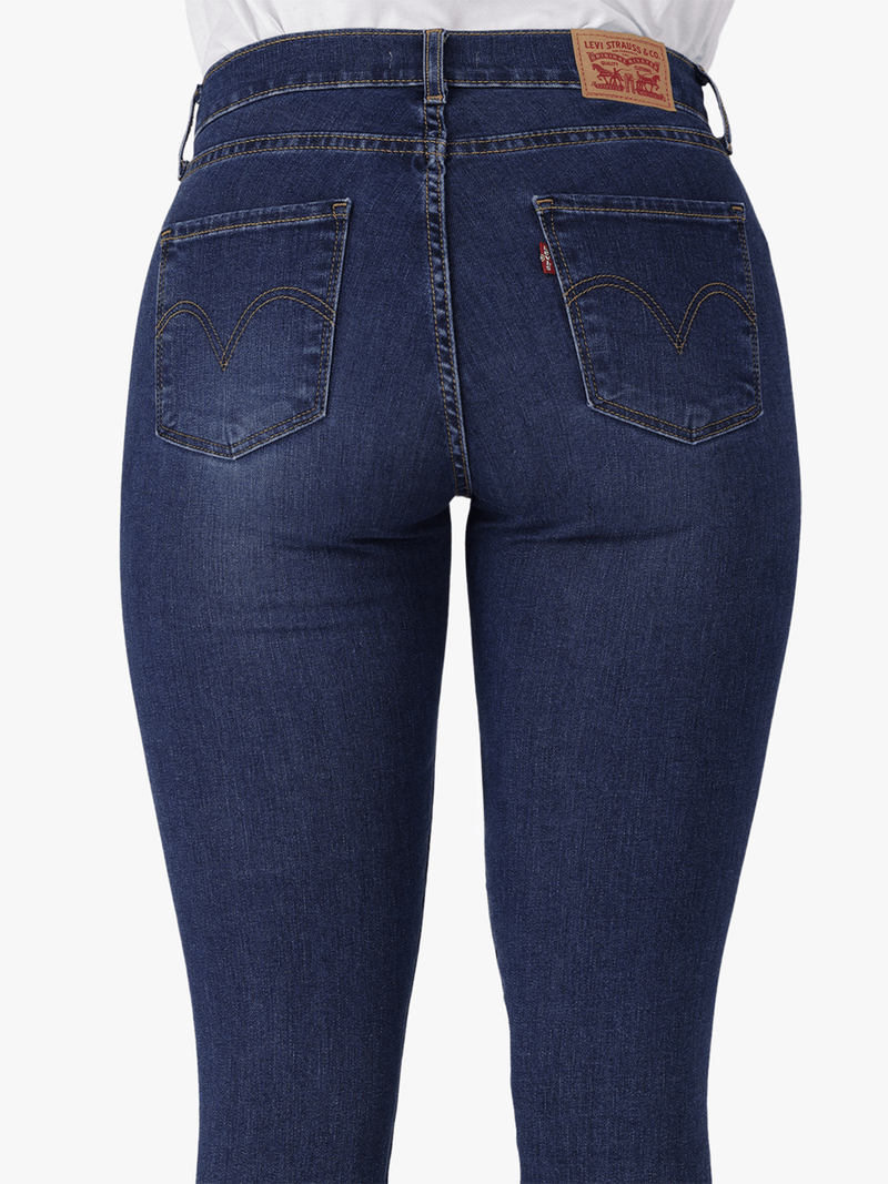 Levi's Women's Blue Curvy Hirise Superskinny Warm Jeans A41230098