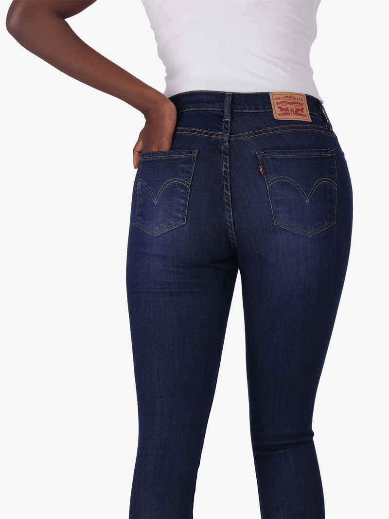 Levi's Blue Curvy Hirise Superskinny Warm Jeans