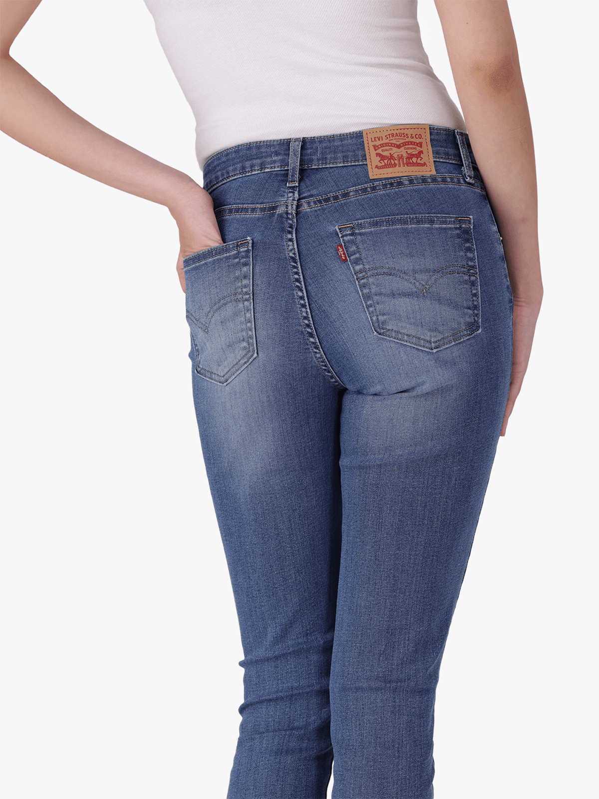 Levi's Women's Blue 721 High Rise Skinny Indigo Jeans