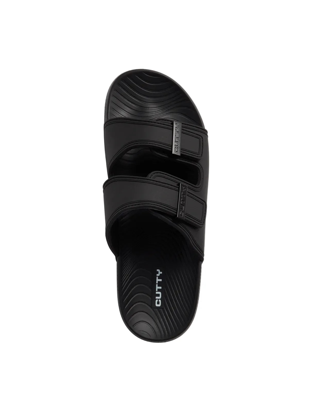Cutty Will Slide Sandals–Stealth Black CUWILL