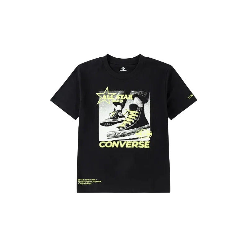 Converse Photo Real Sneaker Tee-Black 9CH931