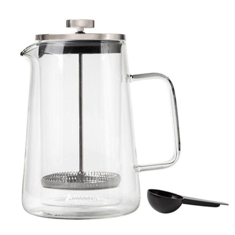 Maxwell & Williams MUGS Maxwell & Williams Blend Vienna Double Wall Plunger 1L Clear Gift Boxed LQ0047 (7315119865945)