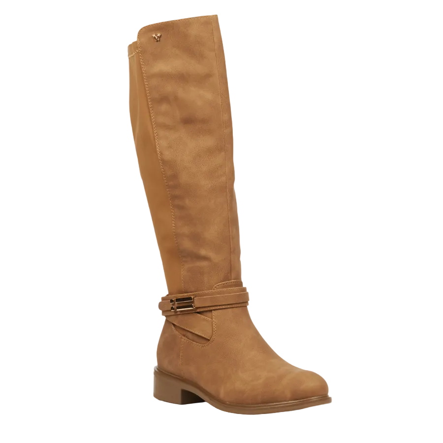Butterfly Huda 19 Ladies High Boots Tan.