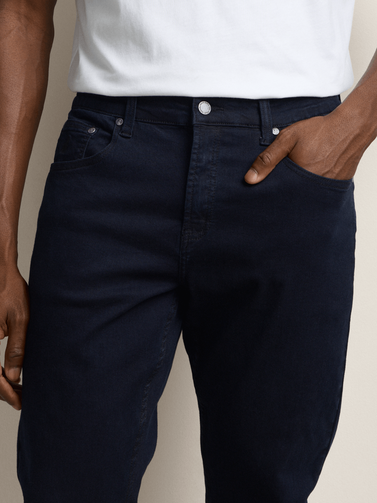 Polo Mens Peter Slim Jean Black