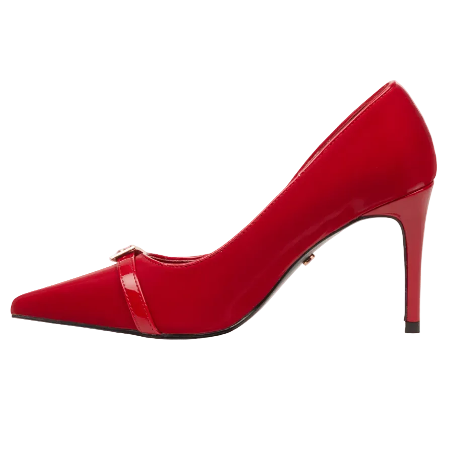 Butterfly Women's Feet Red Vernice 1 Heels