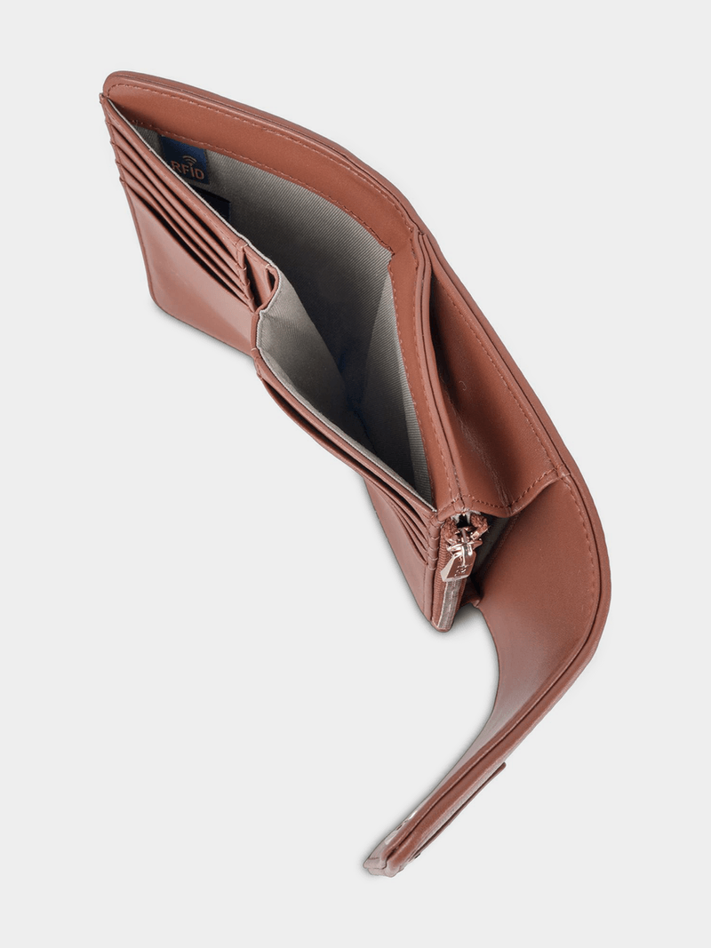 Polo Encore Medium Trifold Purse-Camel POS539312