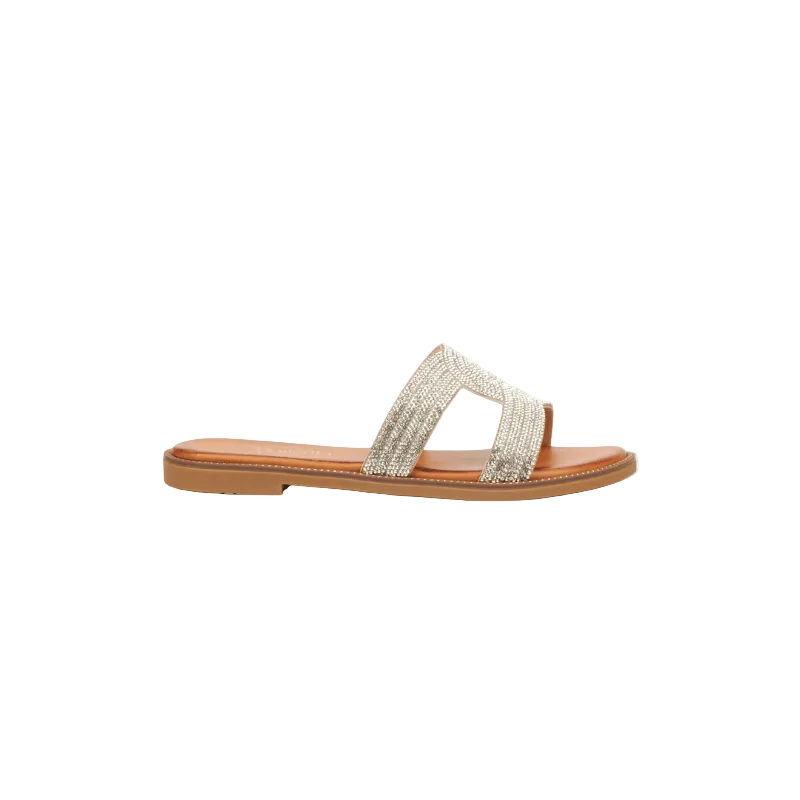 Butterfly Feet Ladies Frost 20 Sandals-Silver