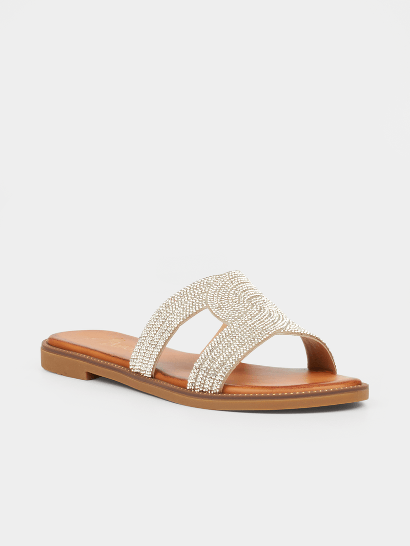 Butterfly Feet Ladies Frost 20 Sandals-Silver