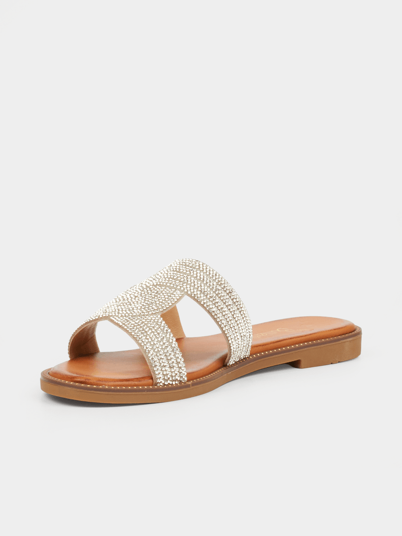 Butterfly Feet Ladies Frost 20 Sandals-Silver