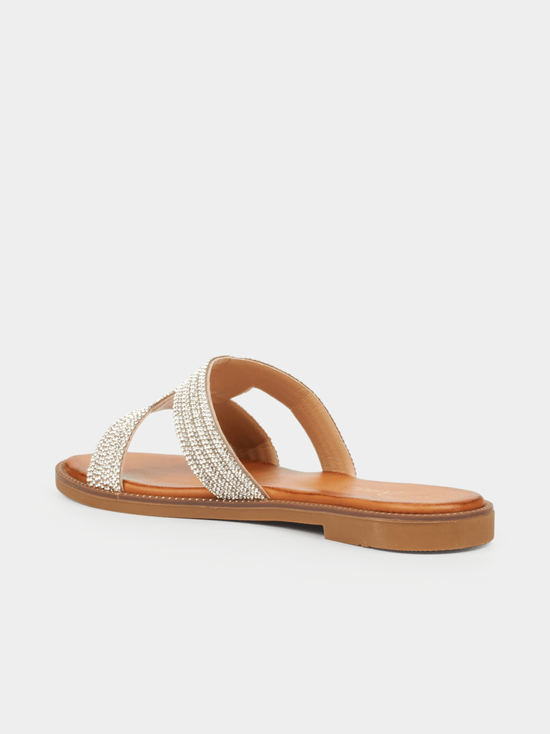 Butterfly Feet Ladies Frost 20 Sandals-Silver