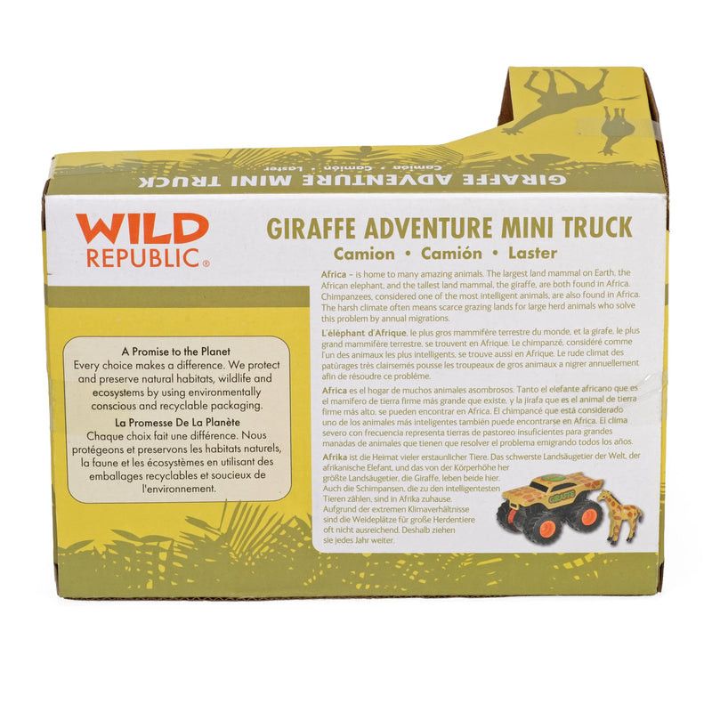 Wild Republic Adventure Mini Truck Giraffe 4" WR22878.