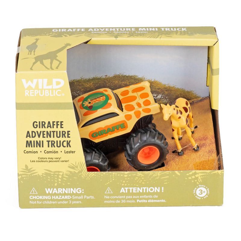 Wild Republic Adventure Mini Truck Giraffe 4" WR22878.