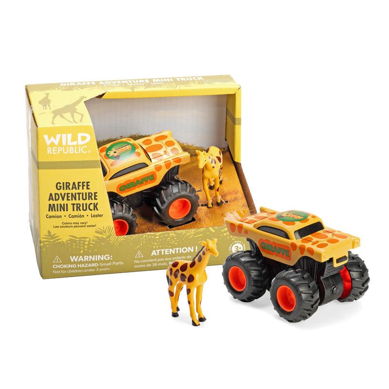 Wild Republic Adventure Mini Truck Giraffe 4" WR22878.