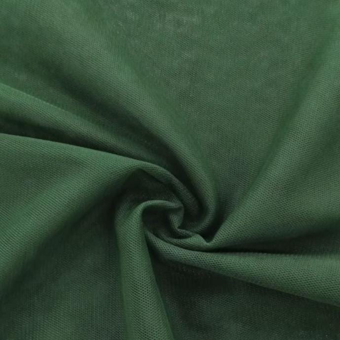 TULLE Dress Fabrics Bottle Green Soft Tulle Fabric 150 cm (6561918976089)