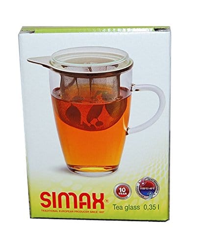 Simax Teapot Simax Tea Glass With Metal Strainer 350ml (4752339533913)