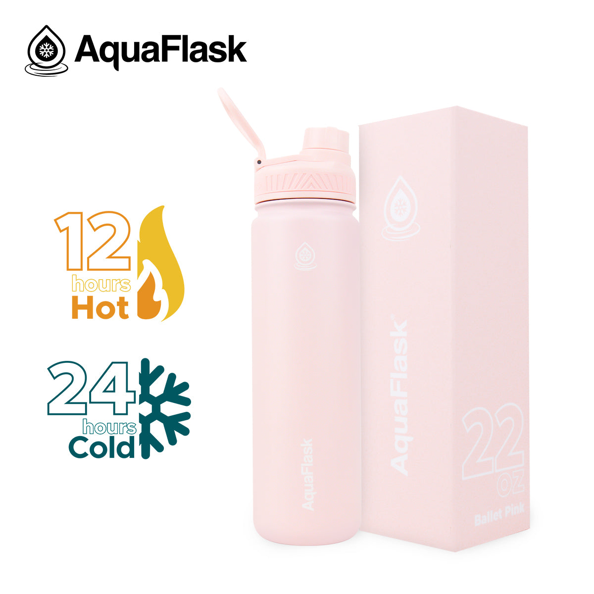 Aquaflask Regular 950ml Flask Ballet Pink AF-T36