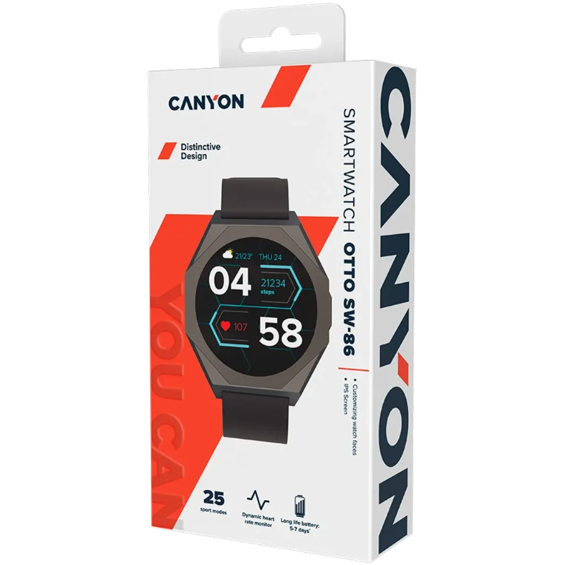 CANYON Otto SW-86 Smart Watch.