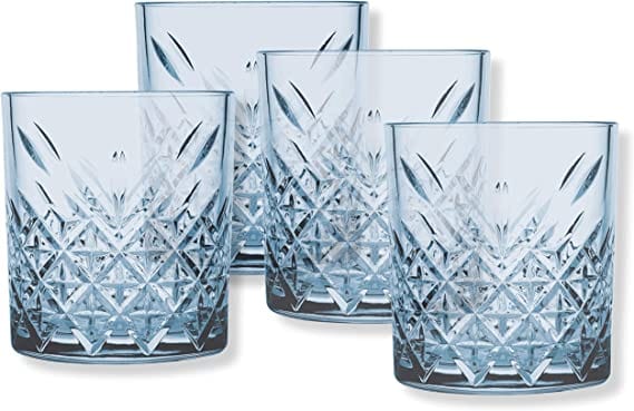 Pasabahce GLASS Pasabahce Timeless Whisky Glass Blue 345ml Set Of 4 (7287651598425)