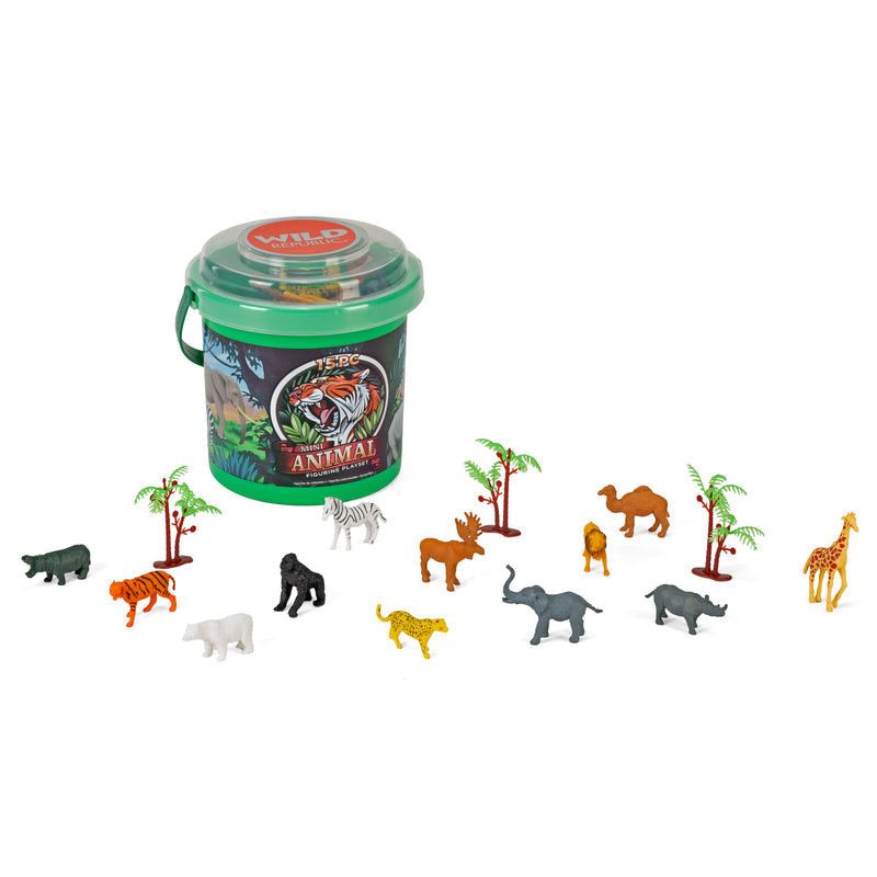 Wild Republic Animal Mini Bucket Set WR23150.