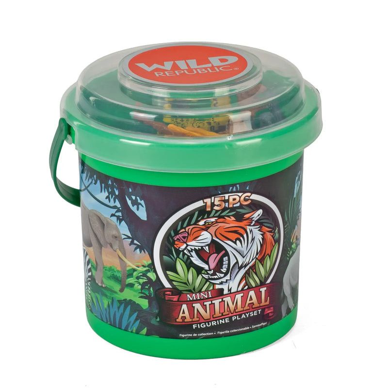 Wild Republic Animal Mini Bucket Set WR23150.