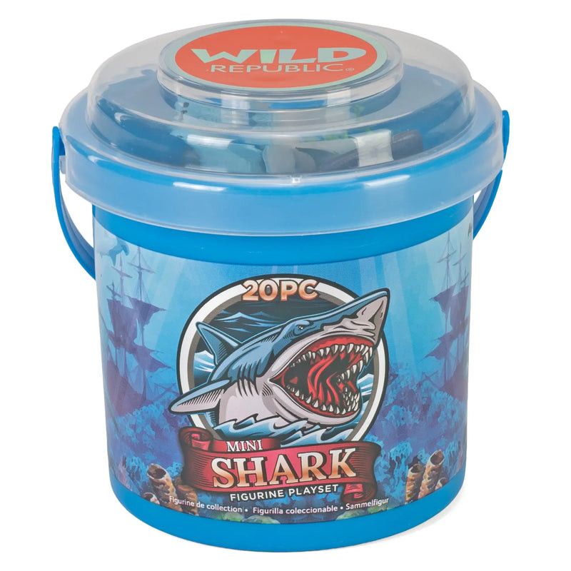 Wild Republic Shark Mini Bucket Set WR23154.