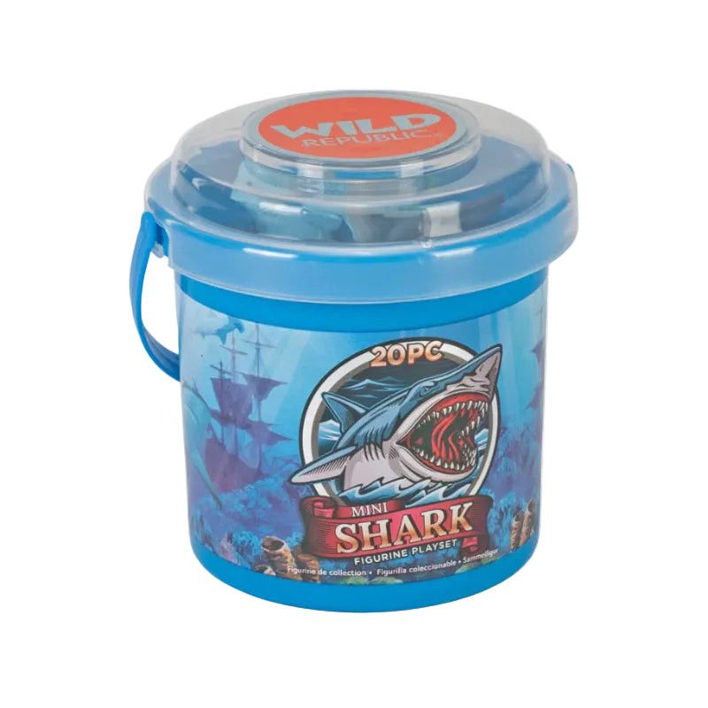 Wild Republic Shark Mini Bucket Set WR23154.