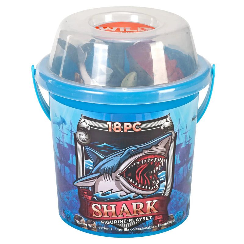 Wild Republic Adventure Bucket Set Shark WR23158.