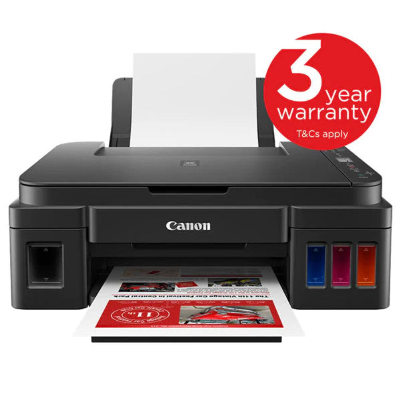 Canon PIXMA G3410 3-in-1 Multifunction A4 WiFi Inkjet Printer.