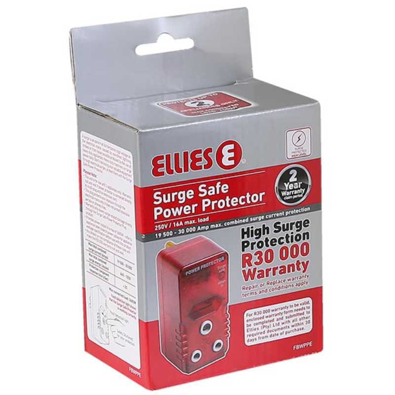 ellies Furniture & Lights High Surge Safe Power Protector with Euro Socket (2061854867545)