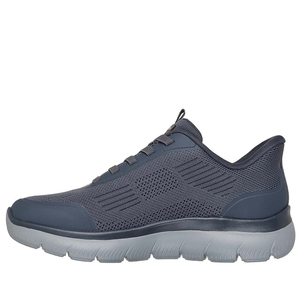 Skechers Men's Slip Ins Sport Summits Leyter-Charcoal/Orange 23347CCOR