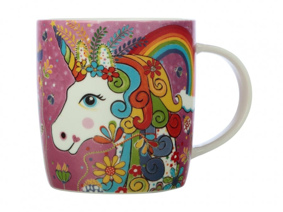 Maxwell & Williams Dinner Plate Maxwell & Williams Rainbow Jungle Mug Rainbow Unicorn 370ml DX1051 (7155218186329)