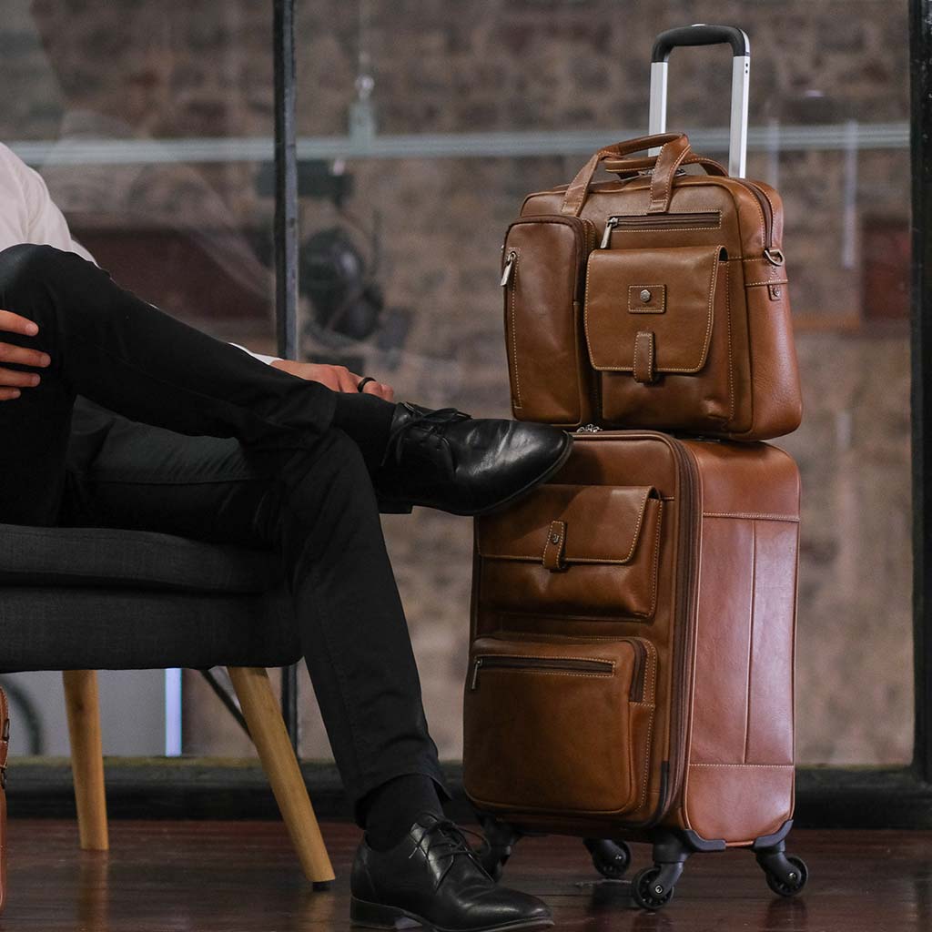 Jekyll & Hide Laptop bag Jekyll & Hide Medium Leather 15"Laptop Briefcase Colt (7267689791577)