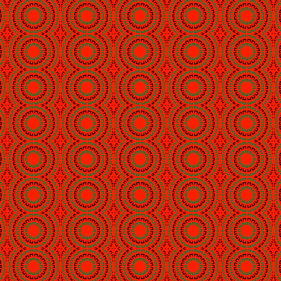 Original 3 Cat Fabric C/W16 DK Orange 90cm