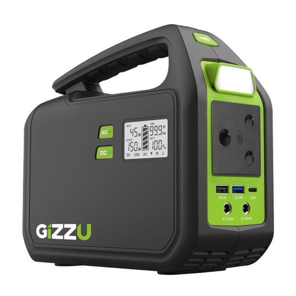 Gizzu Gizzu Portable PWR Station 155WH GPS150 (7284035321945)