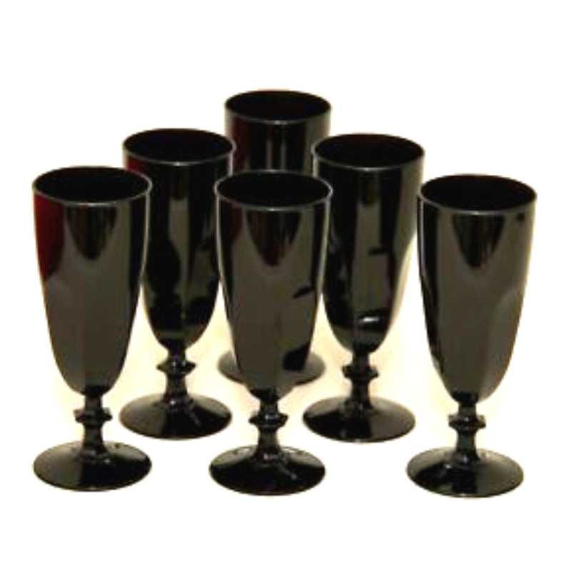 Homeware GLASS Folies Noir 6 Piece Rambouillet Glass Set (4284873539673)