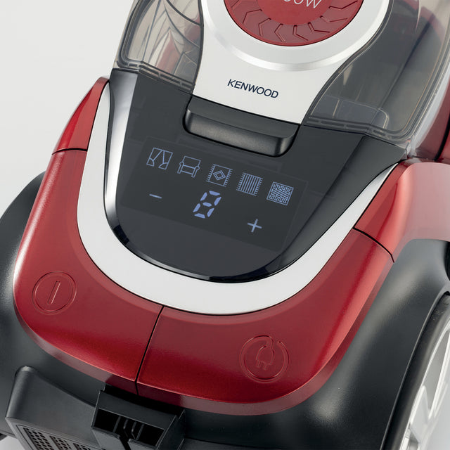 Kenwood - Bagless Vacuum Cleaner Black/Red VBP75.000BR