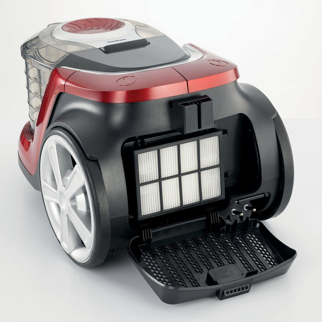 Kenwood - Bagless Vacuum Cleaner Black/Red VBP75.000BR