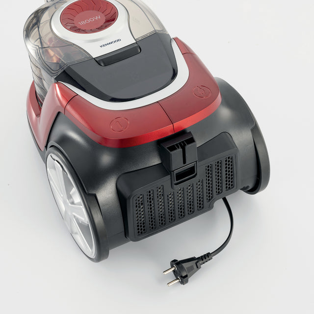 Kenwood - Bagless Vacuum Cleaner Black/Red VBP75.000BR