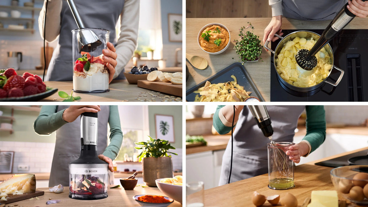 Bosch Series 6 Hand Blender ErgoMaster 1000 W Stainless Steel MSM6M633