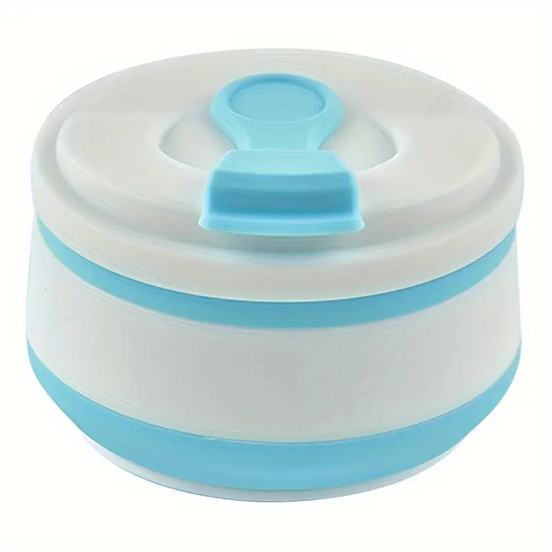 Foldable Silicone Travel Coffee Cup with Lid