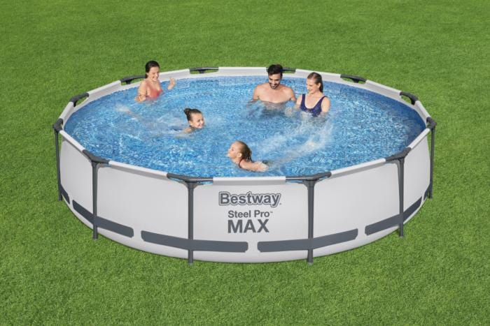 BESTWAY POOL Bestway Max Frame Pool Set Grey 6.473l 3.66m X 76cm 56416 (7166955094105)