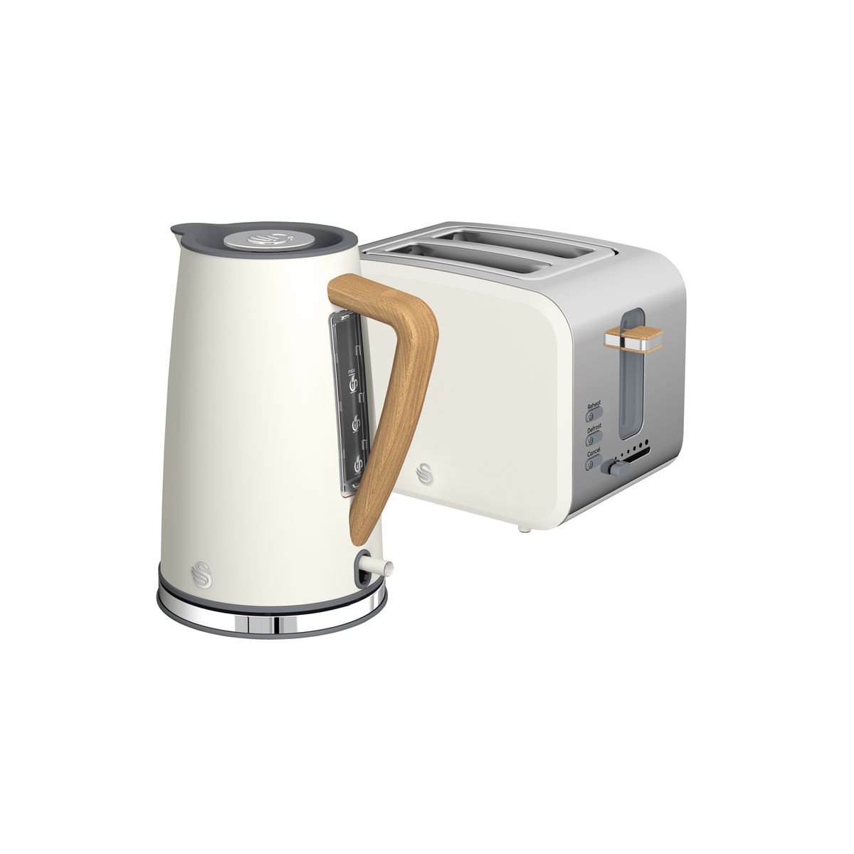 Swan KETTLE Swan Nordic White 1,7 Litre Cordless Kettle SNK9W (7480232673369)