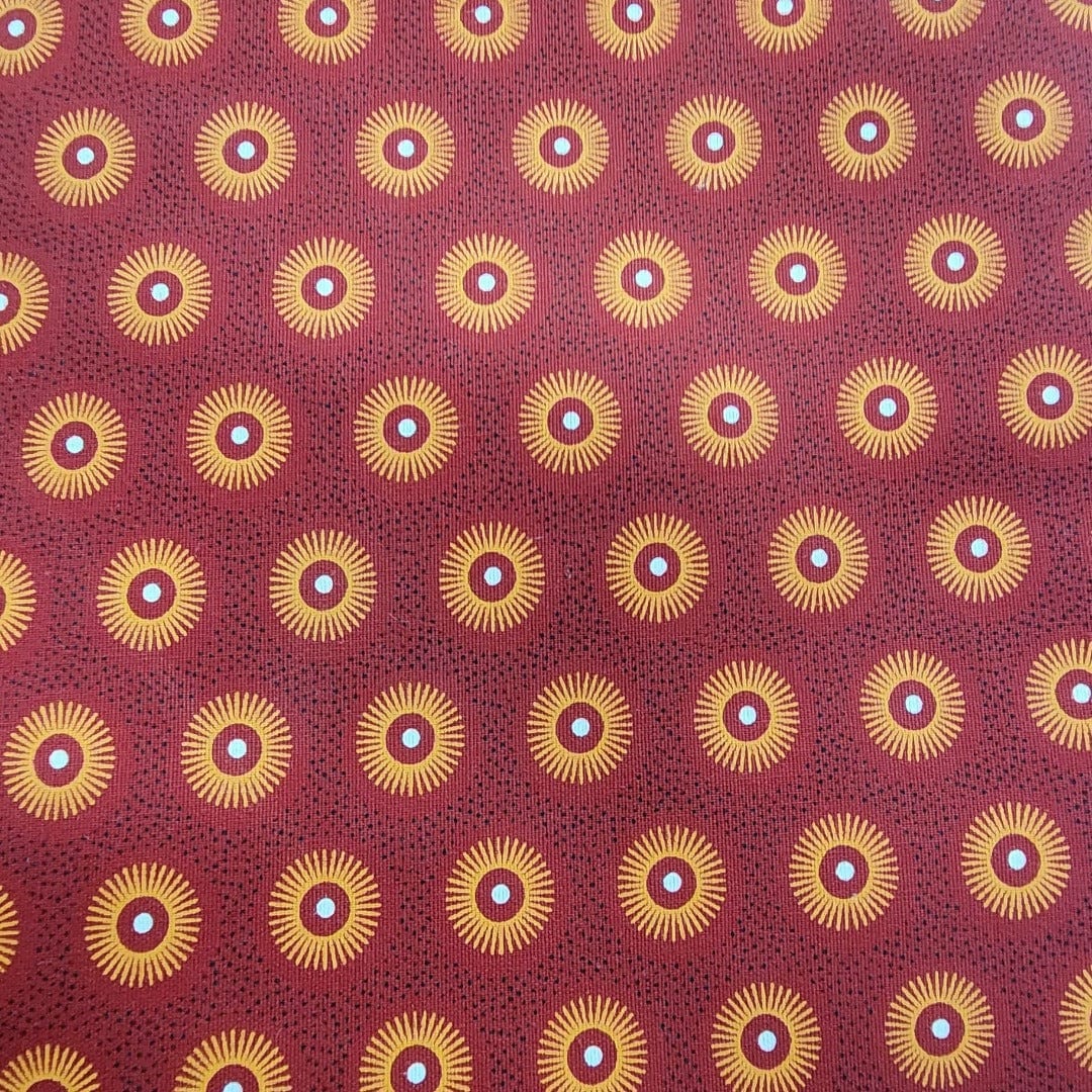 Shwe Shwe Dress Fabrics Original 3 Cats Fabric C/W 531 Red 90 cm H1298 (7665110024281)