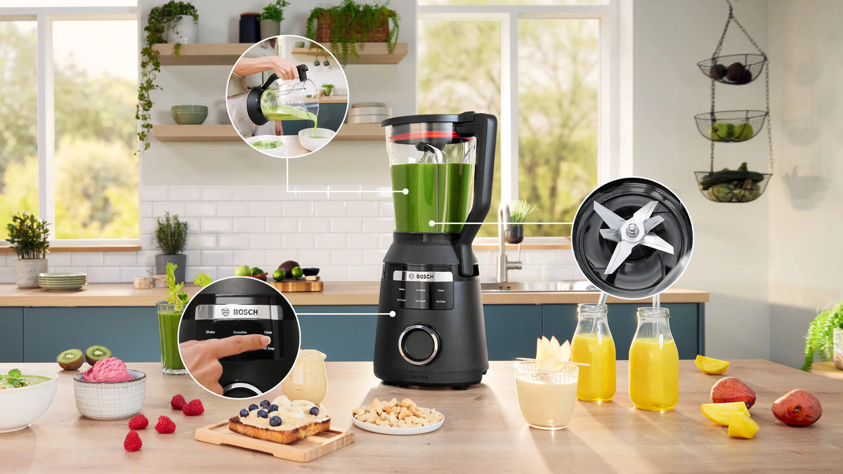 Bosch Series 6 VitaPower 1800W Blender With SmartDetect, 2.0L MMB6652B
