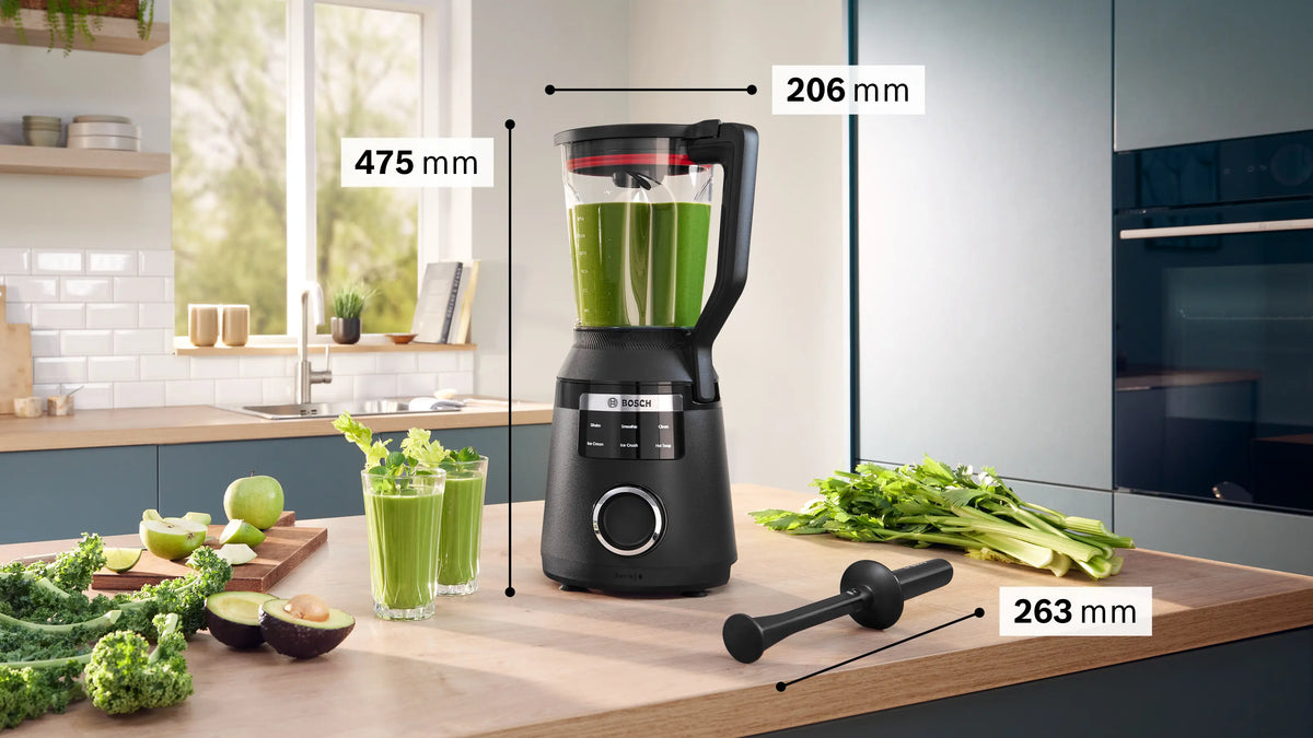 Bosch Series 6 VitaPower 1800W Blender With SmartDetect, 2.0L MMB6652B