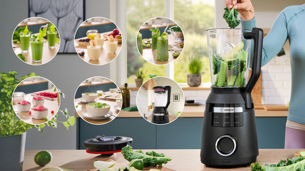 Bosch Series 6 VitaPower 1800W Blender With SmartDetect, 2.0L MMB6652B