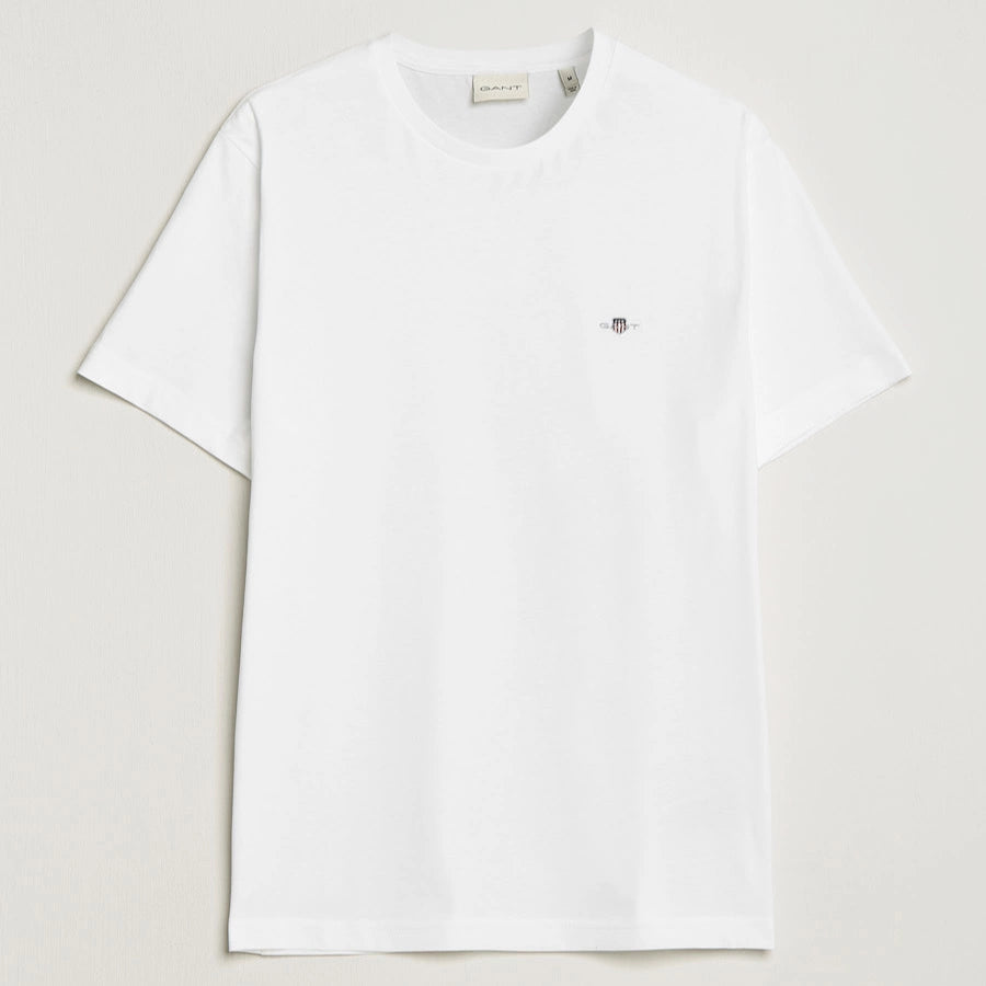 Gant Short Sleeve T Shirt White (8021300674649)