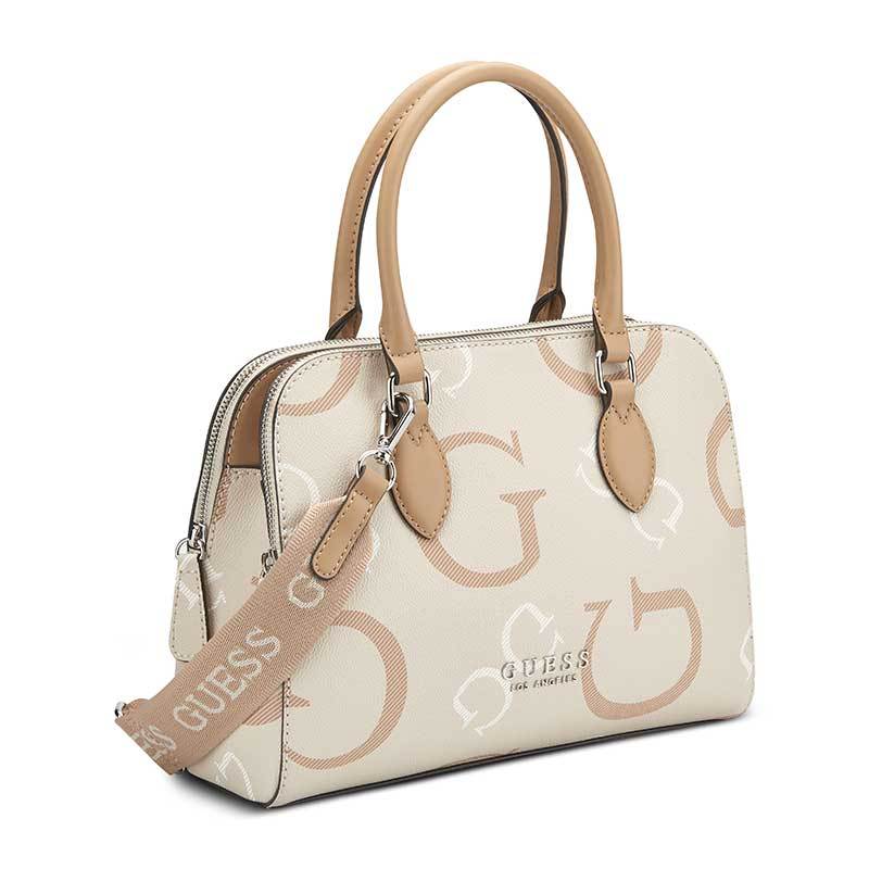 Guess Cordyn Satchel Caramel Multi CC971306