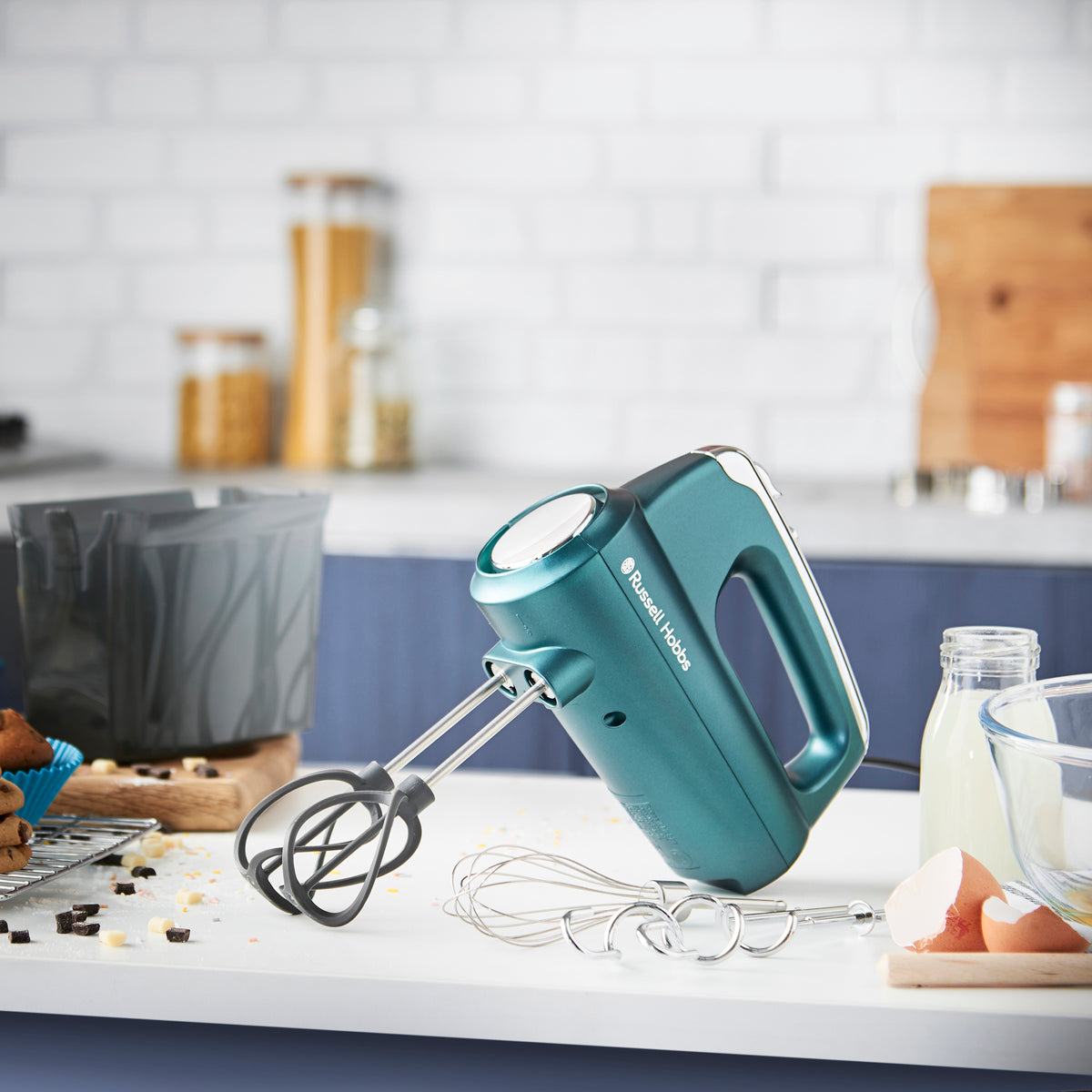 Russell Hobbs Swirl Hand Mixer Turquoise 25891SA