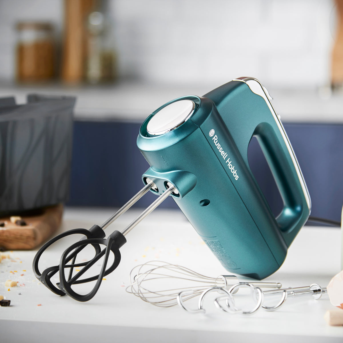 Russell Hobbs Swirl Hand Mixer Turquoise 25891SA